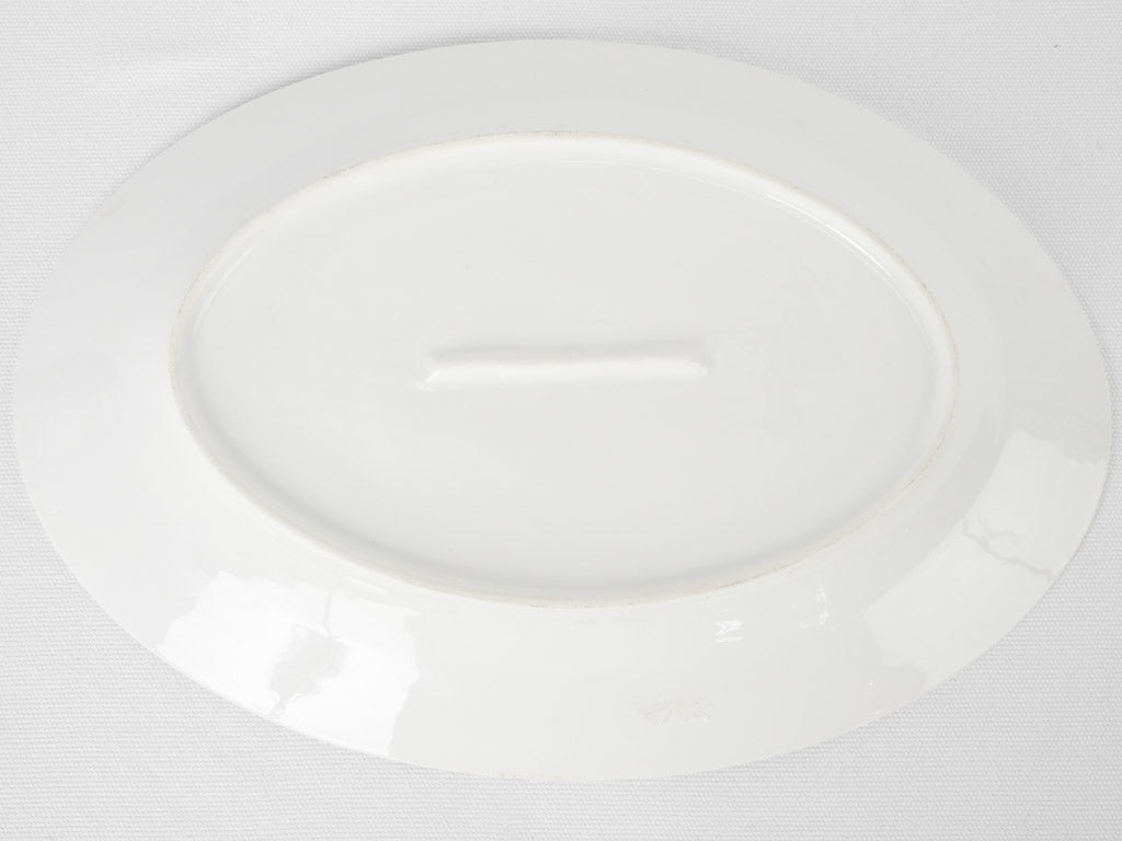 Refined, early-century decorative serveware platter