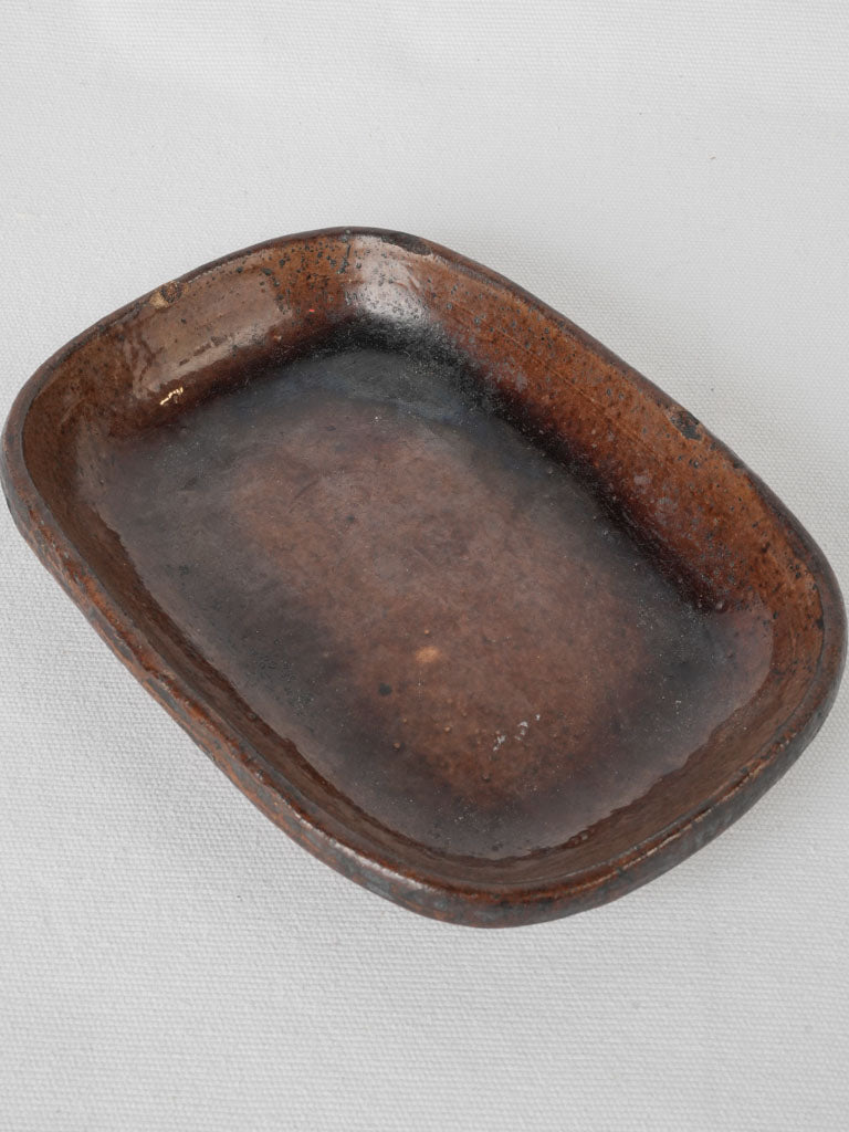 Age-old Dieulefit pottery gratin dish