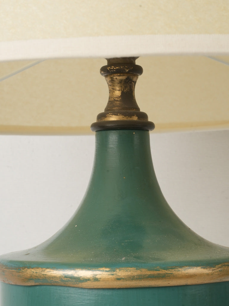 Decoratively gilded Empire-style lighting