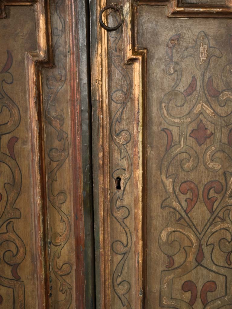 Classic sienna ochre cabinet