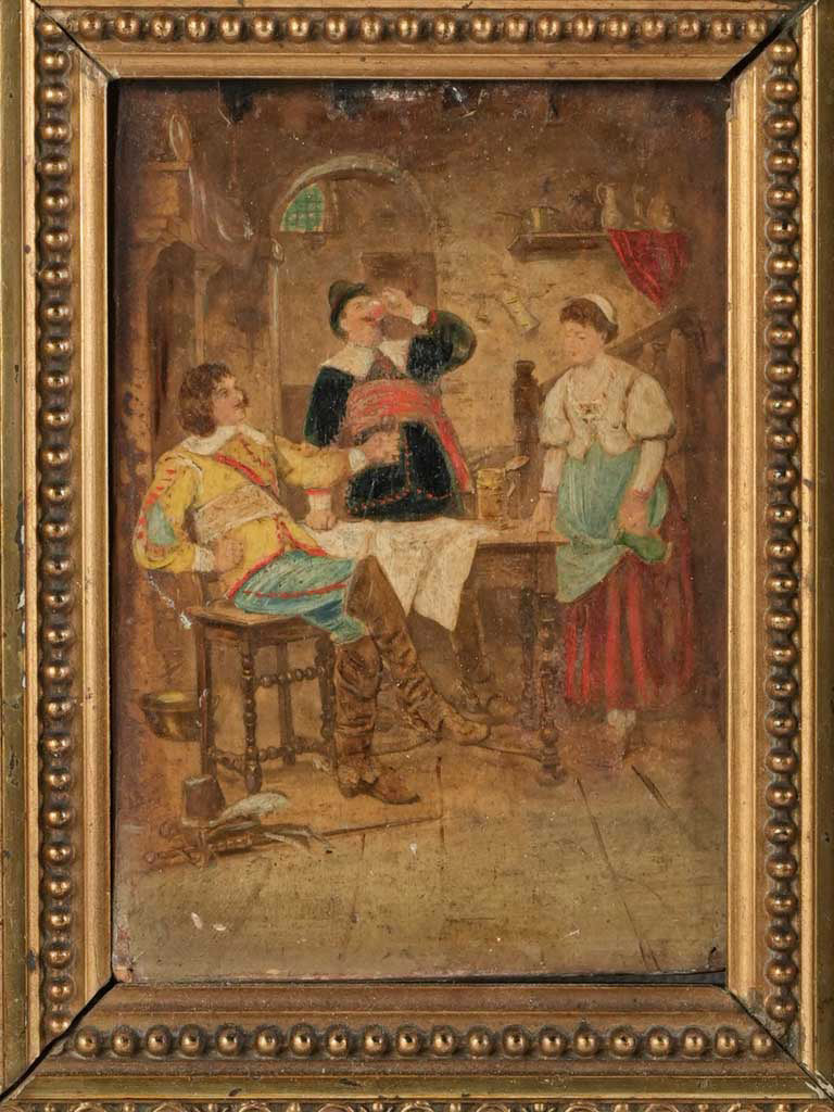 Vintage ornate framed artwork