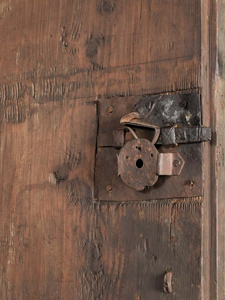 Muted burgundy armoire