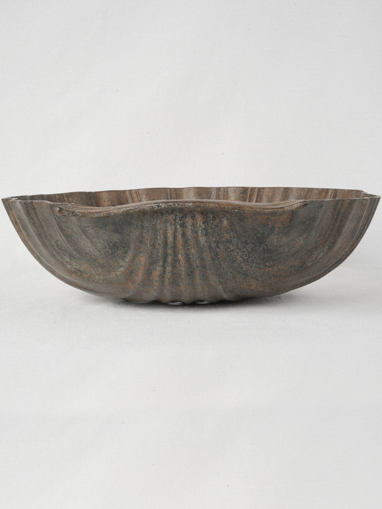 Beautifully weathered patina cast iron