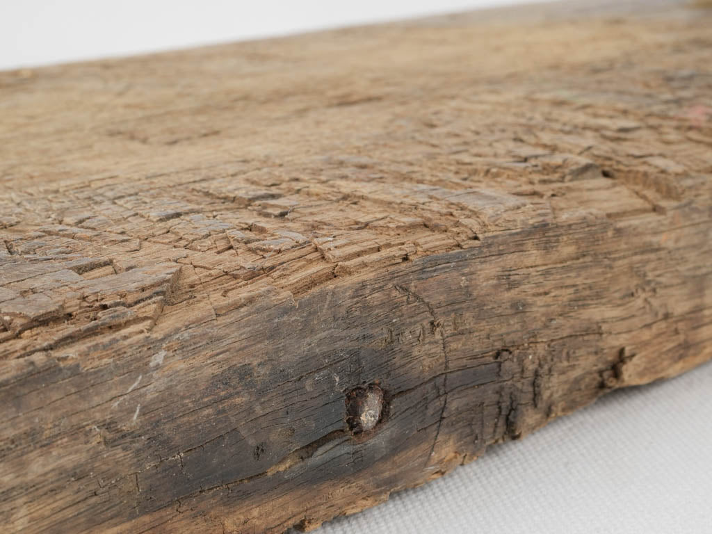 Hand-crafted French cutting board display