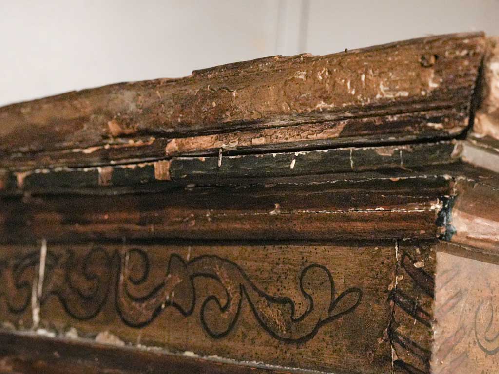 Authentic aged design cabinet