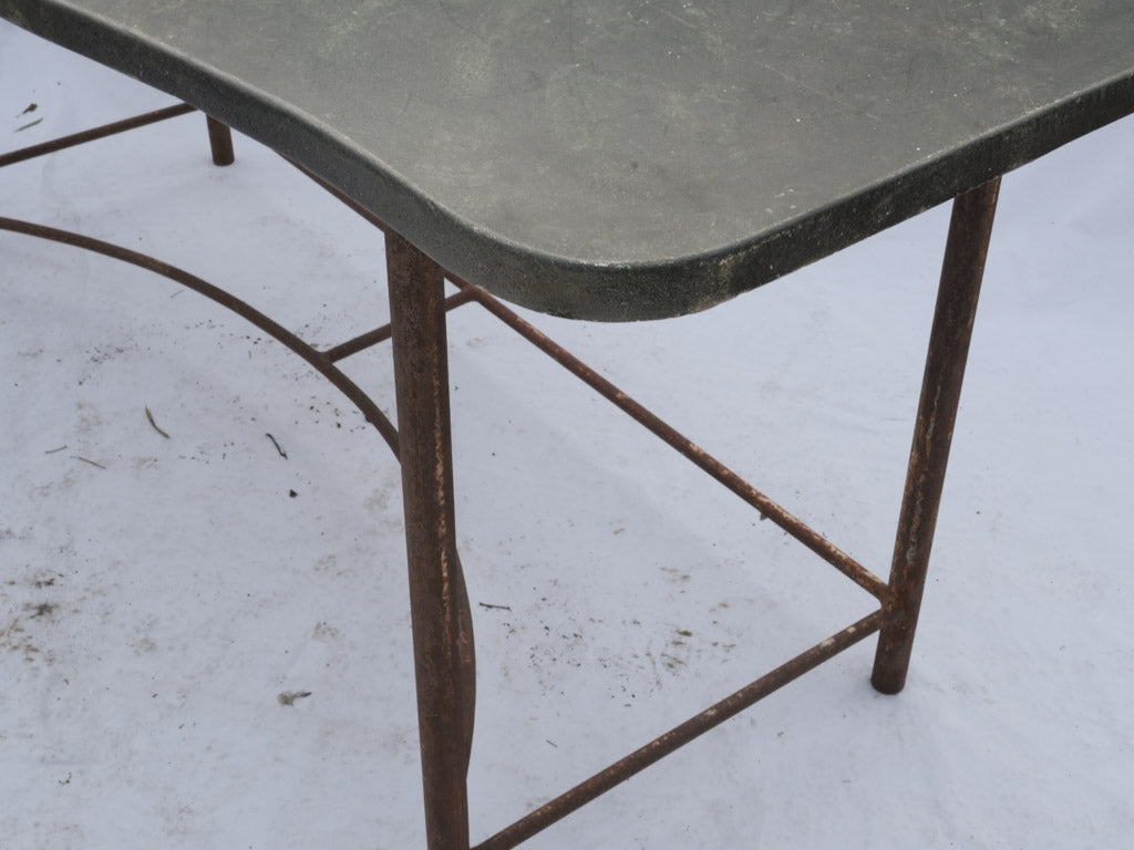 Large mid-century console table
