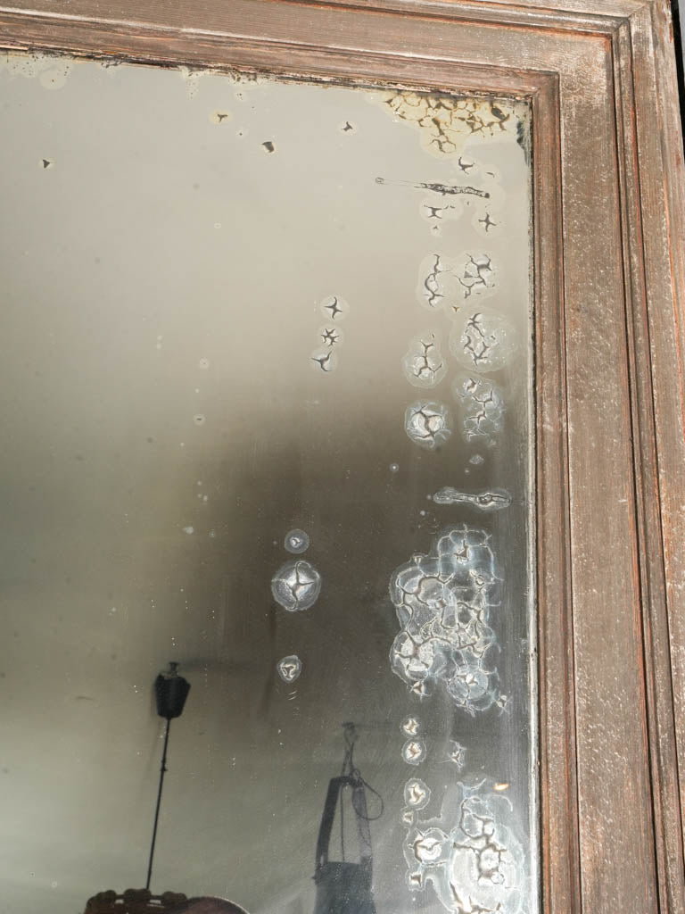 Antique foxed patina entryway mirror