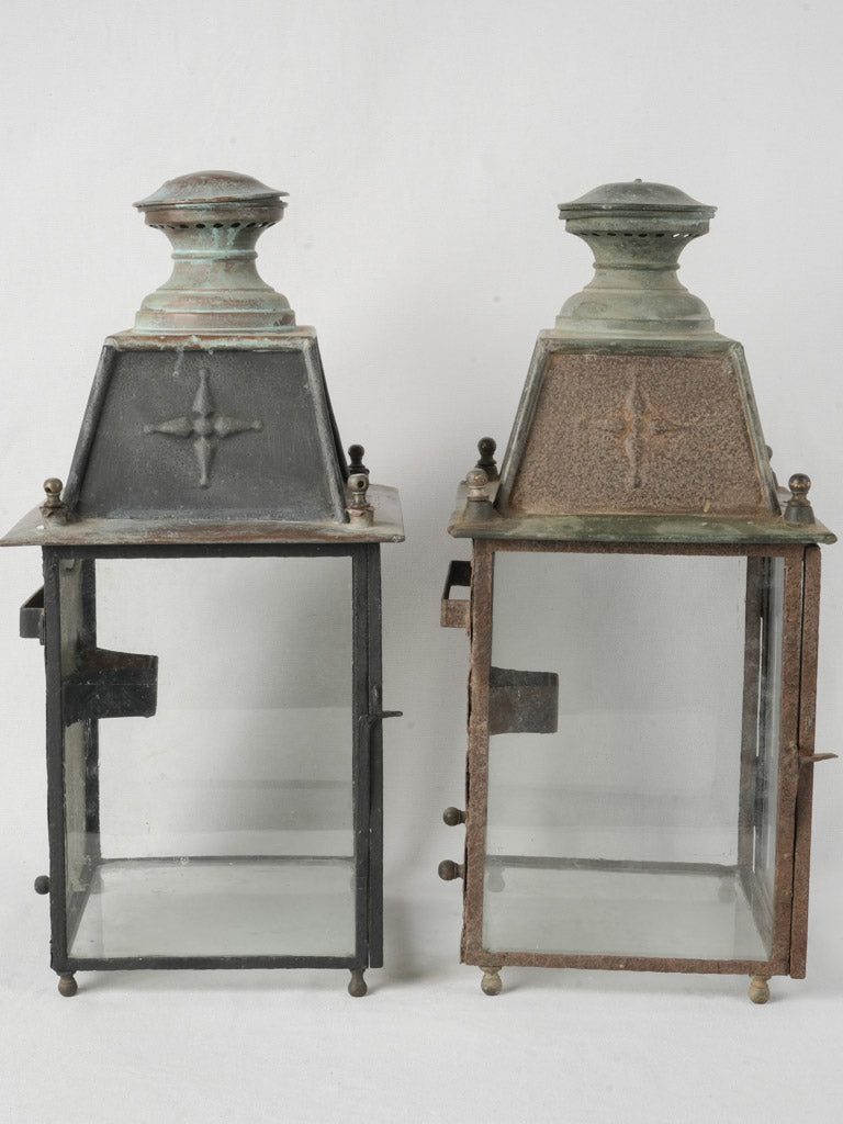 Vented cap decorative French lanterns
