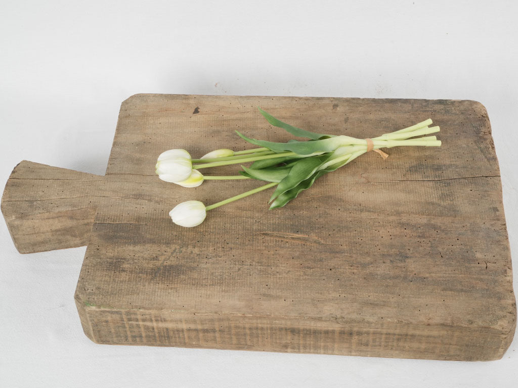 Timeless, large wood cutting block
