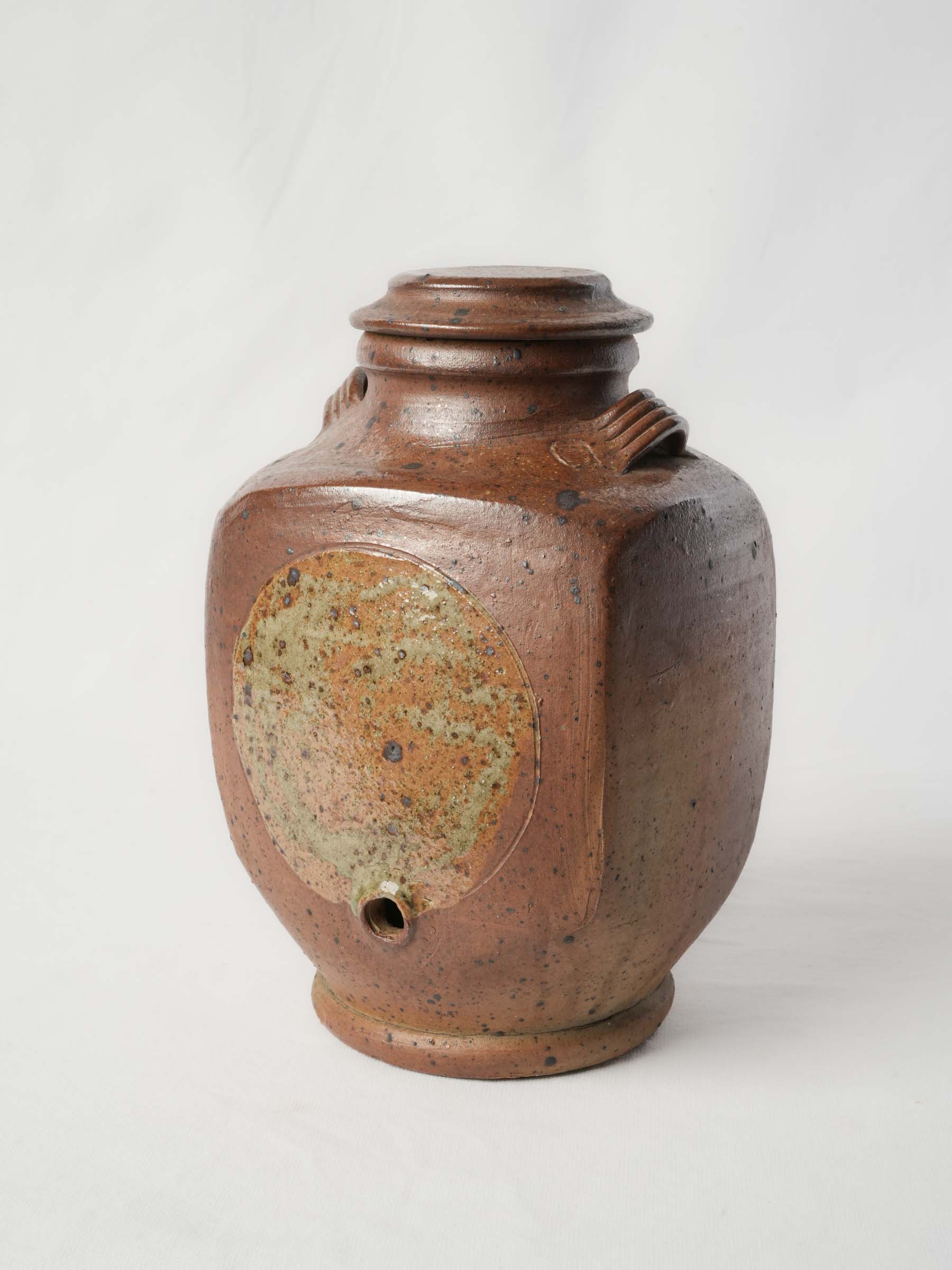 Pierre Digan Studio Stoneware Vinegar Jar, La Borne, c. 1960 - 11¾"