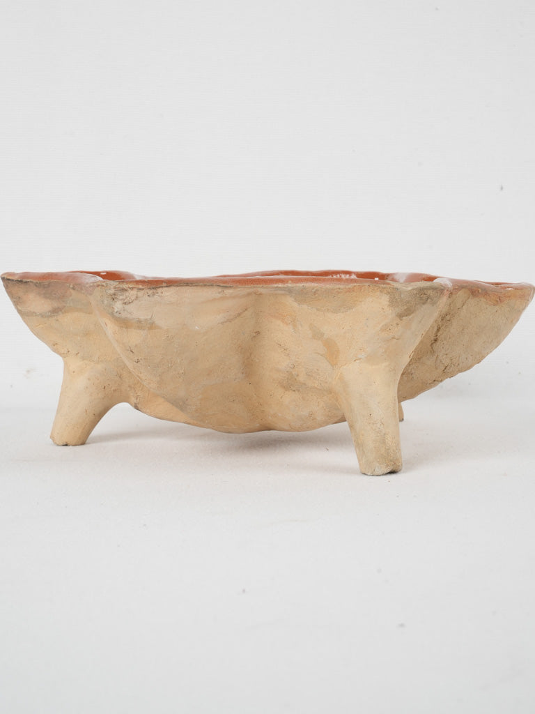 Charming ochre-glazed star mold