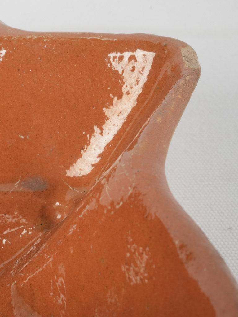 Elegant terracotta star-shaped cake mold