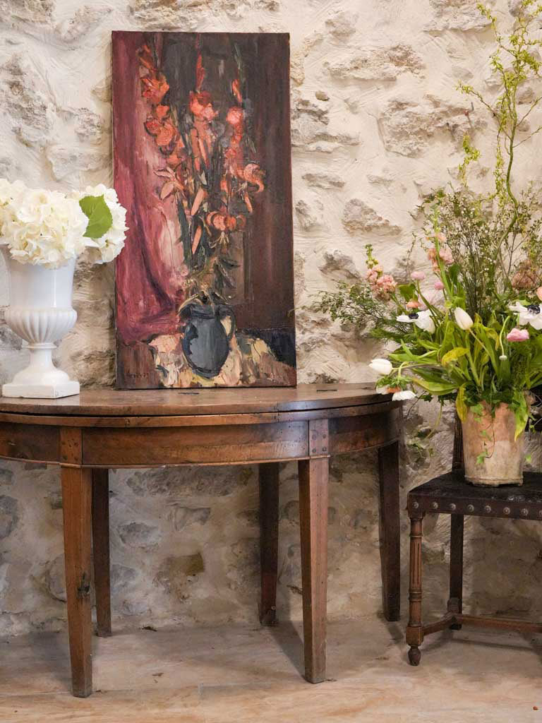 Historical French floral art piece