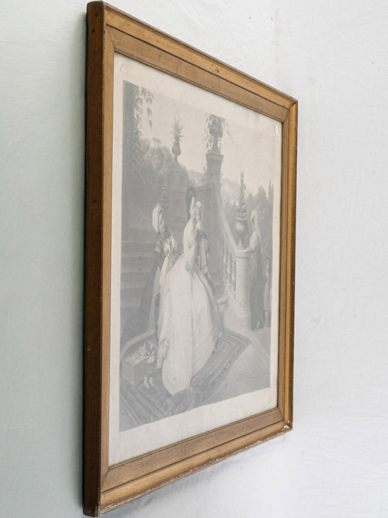 Decorative finely detailed engraving