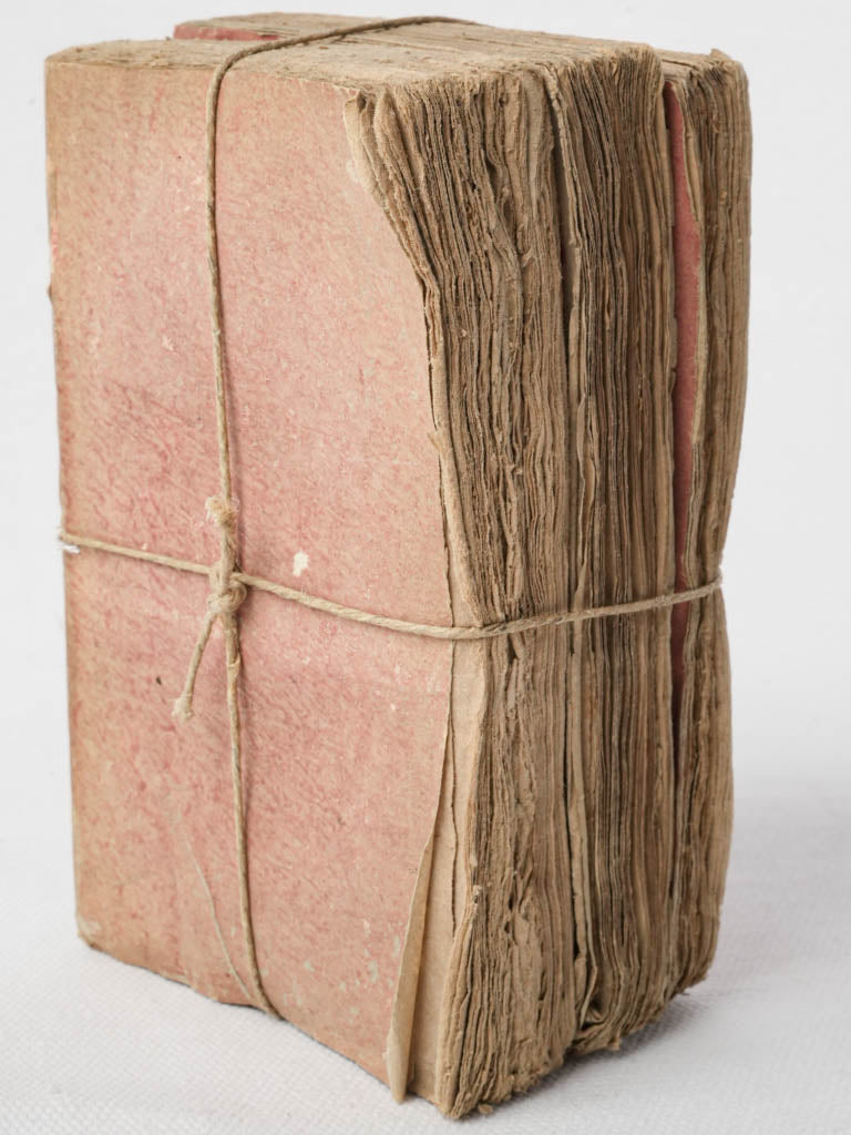 Twine tied French literary collection