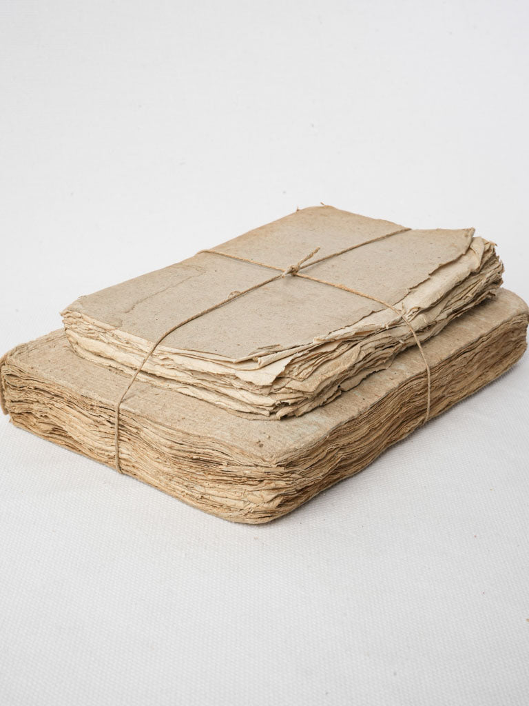 Aged softly worn decorative books