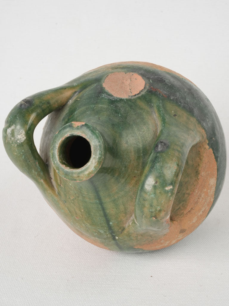 Lovely Vintage Green Glazed Water Pot