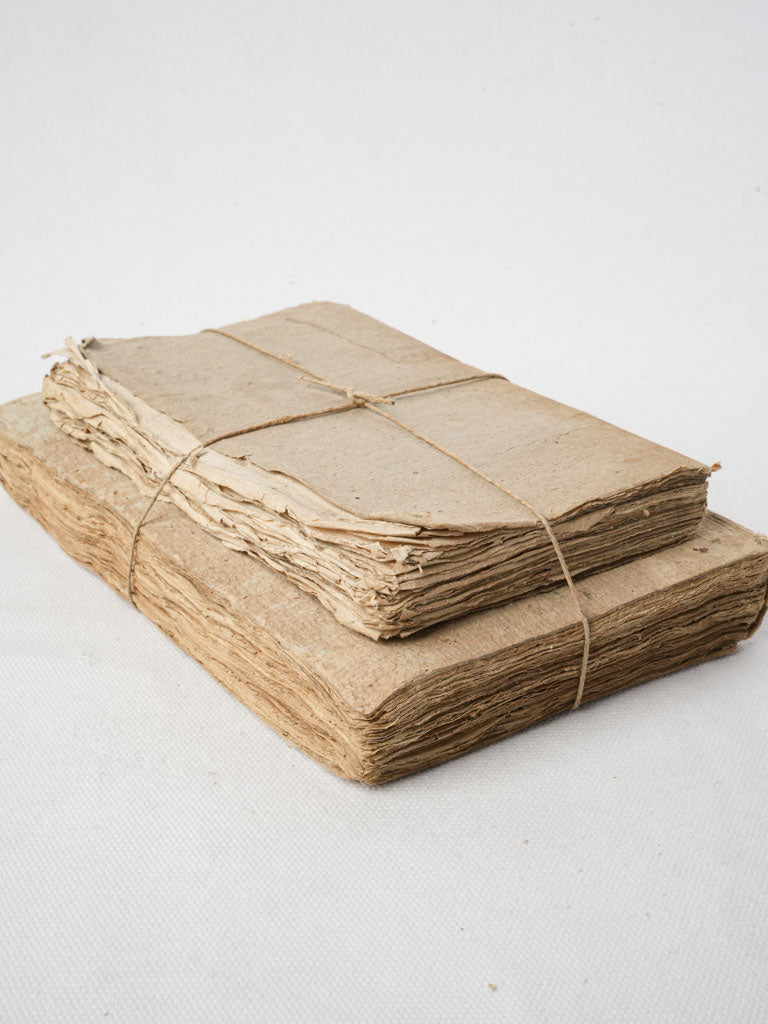 Elegant deckled edge paperbacks