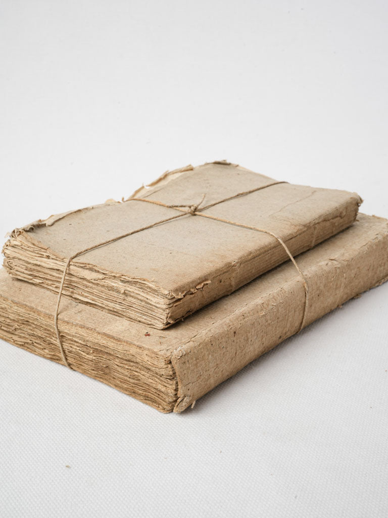 Subdued patina French paperbacks