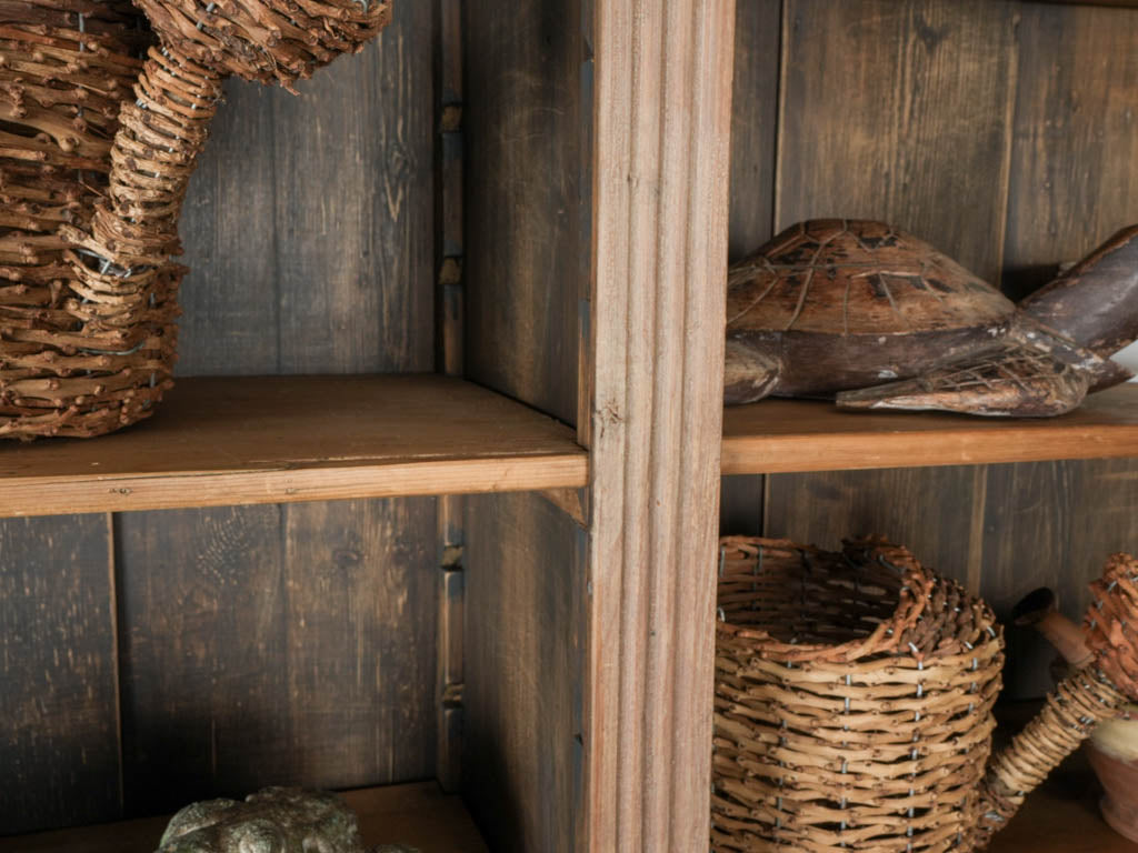 Sophisticated rustic appeal cupboard
