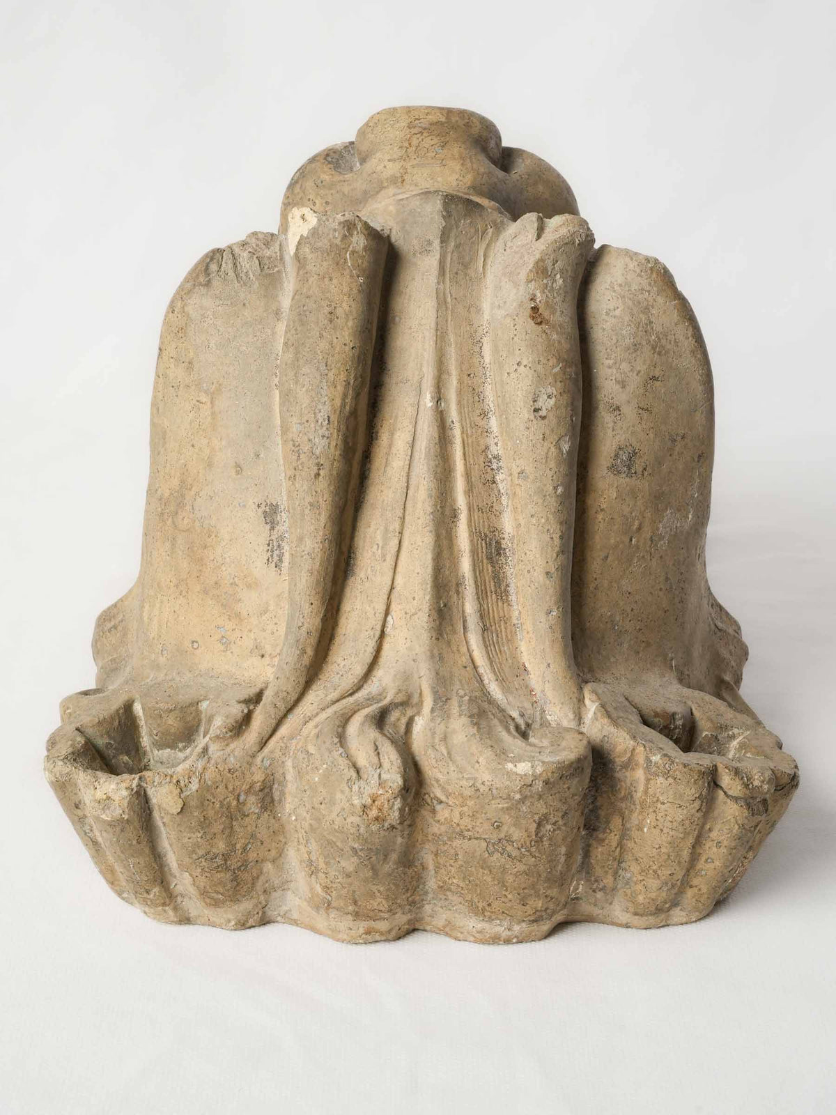 Old-world skillful carved lion-head