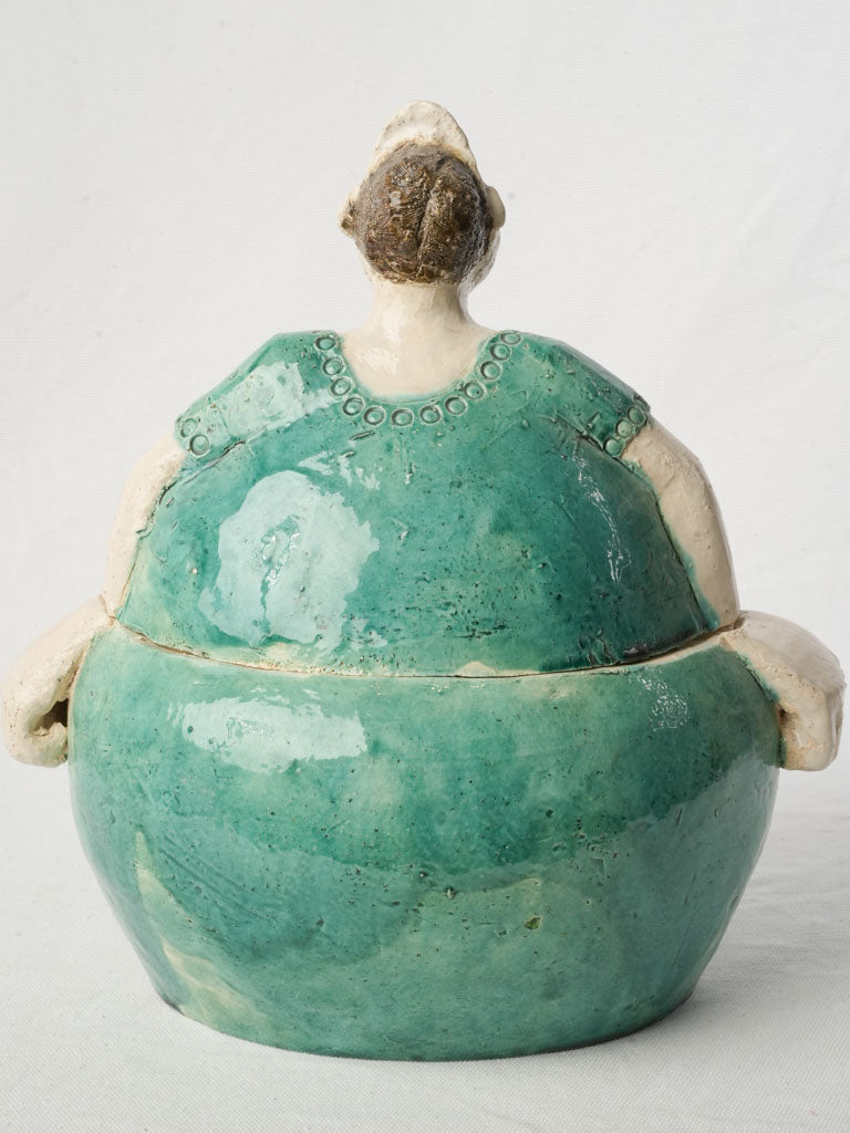 Studio-style stoneware art piece
