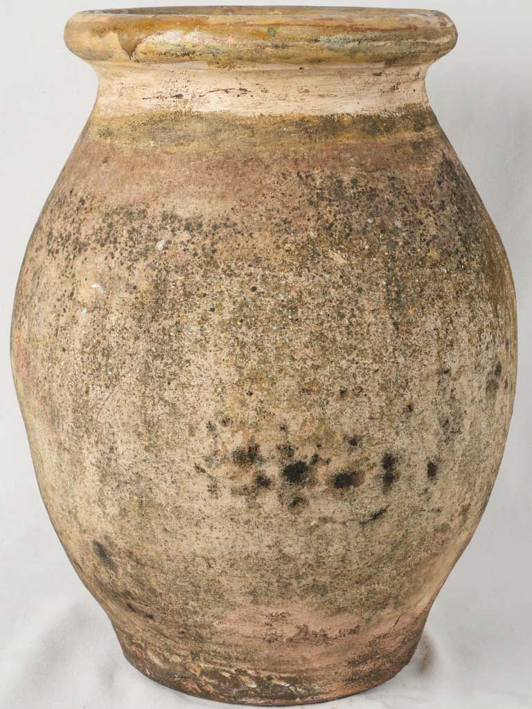 19th-Century Biot Terracotta Jar w/ Honey Glaze - 23¾"