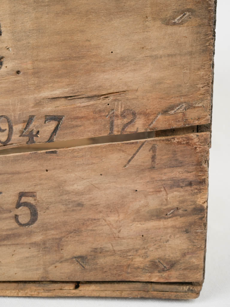 Classic Veuve Clicquot wine storage crate