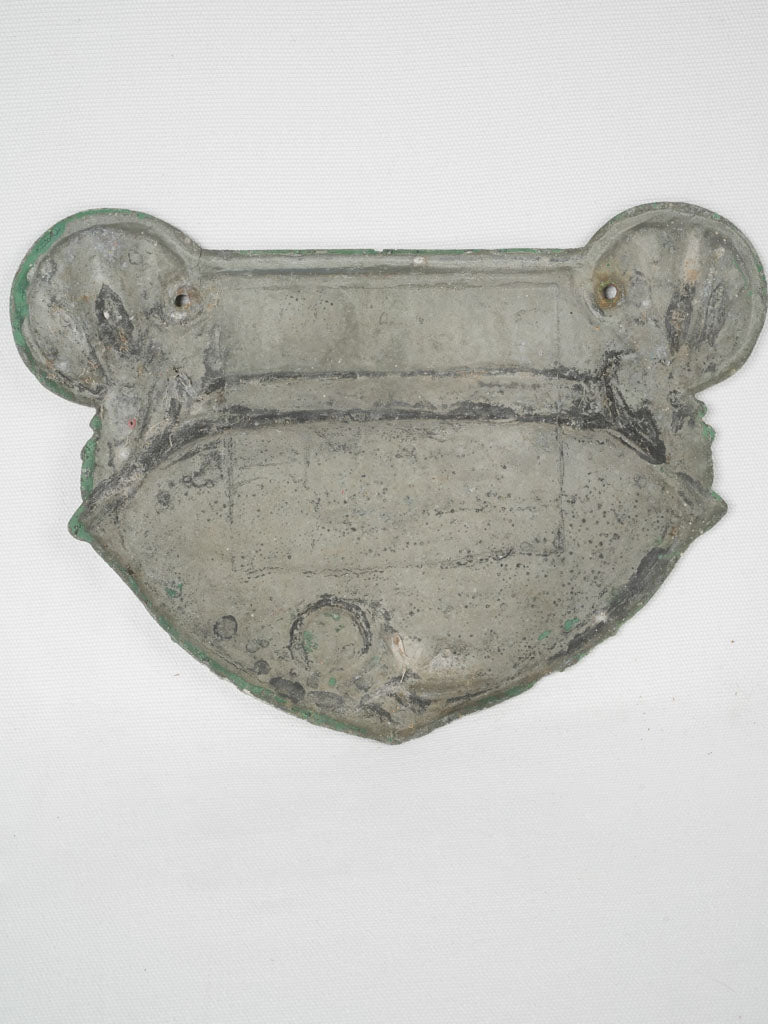 Antique Parisian Agriculture Medal Plaque