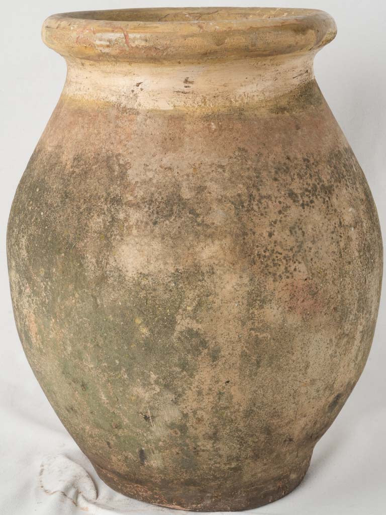 19th-Century Biot Terracotta Jar w/ Honey Glaze - 23¾"