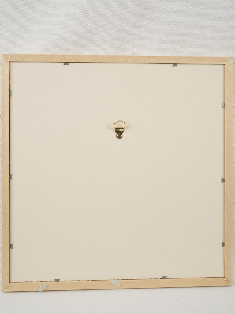 Small Contemporary Painting By Karibou - Voyage en Poule (Journey By Chicken) - 16¼" x 16¼"