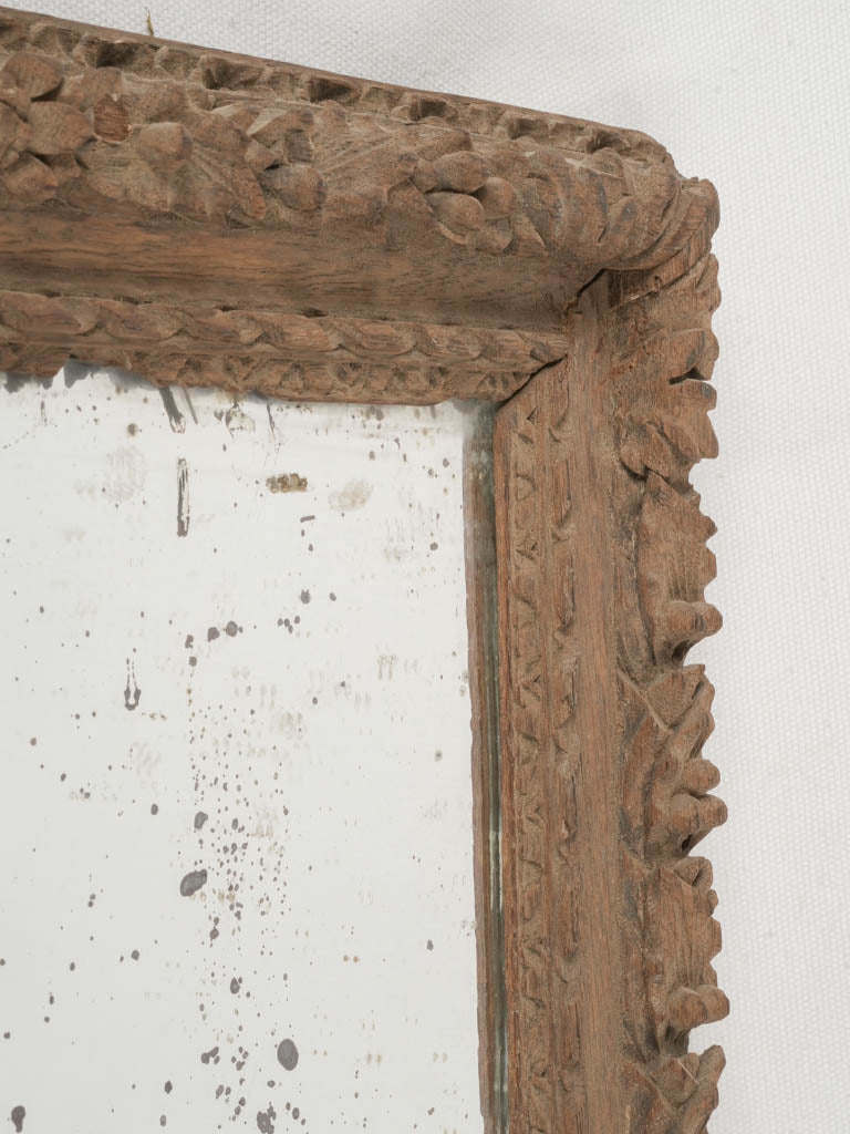 Classic Rococo-style wooden mirror