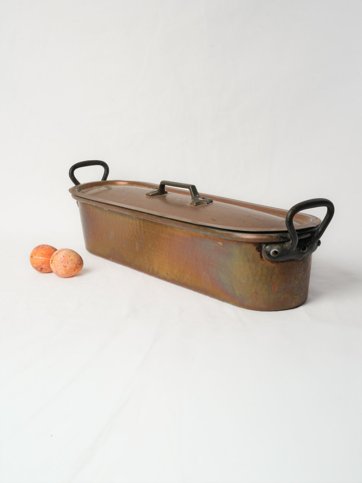 Huge copper fish kettle / poacher - 29½"
