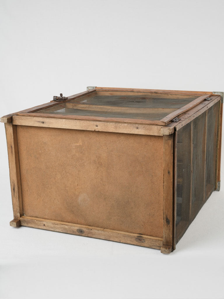 Antique wooden cheese keeper