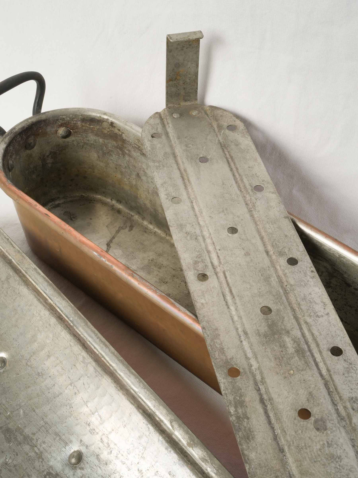 Huge copper fish kettle / poacher - 29½"