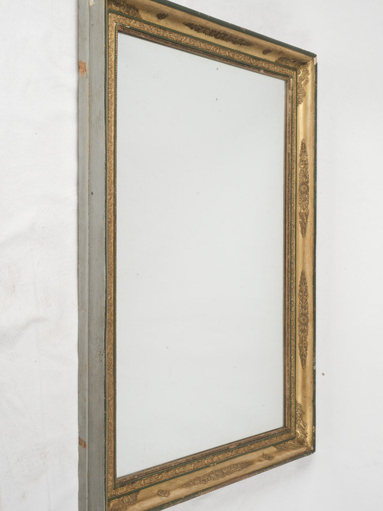 Elegant mercury glass mirror