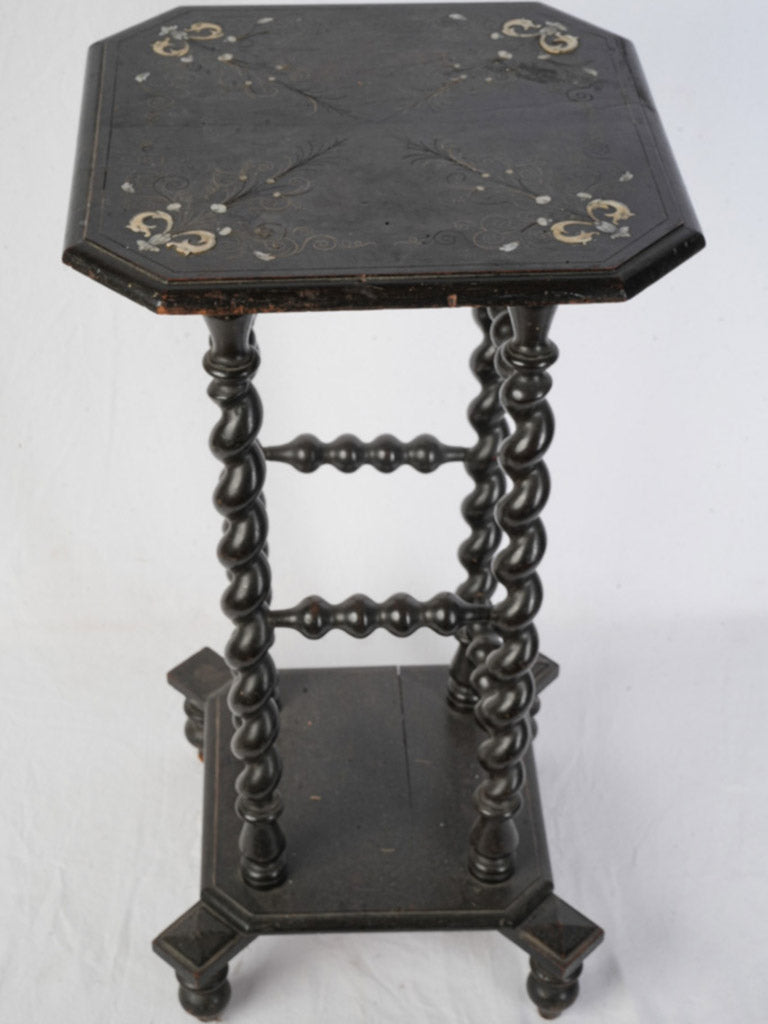 Barley twist sculptural table