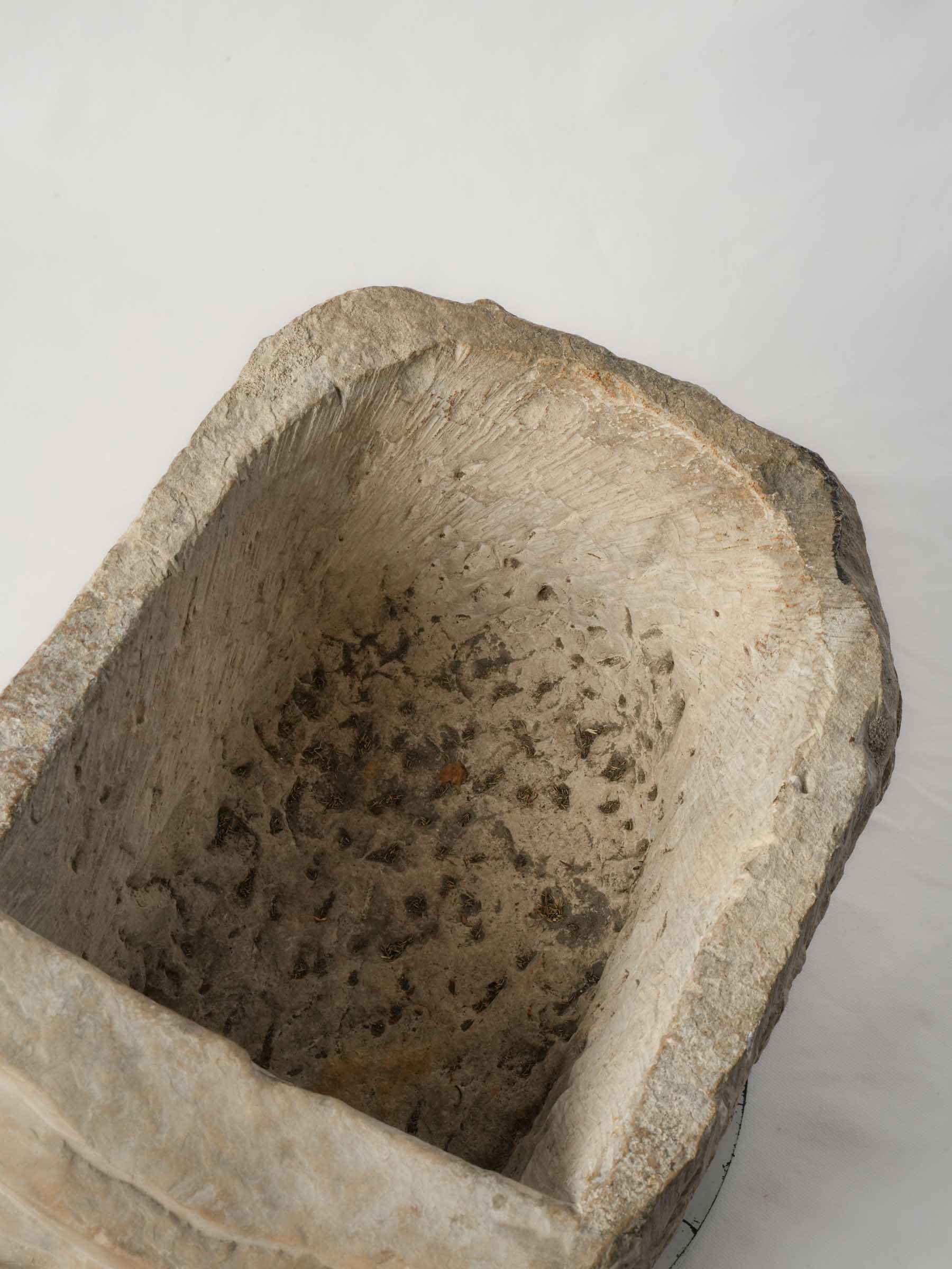 Architectural Carved Stone Water Spout with Crowned King's Head, Circa 1600 - 12¼"