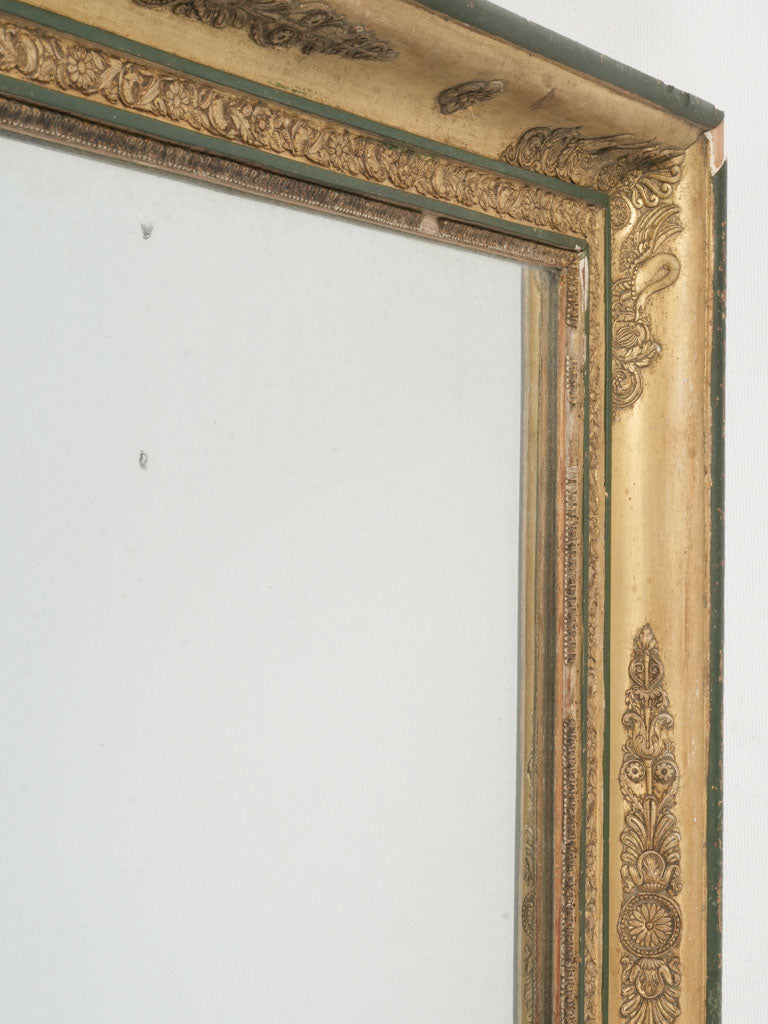 Delicate antique French mirror