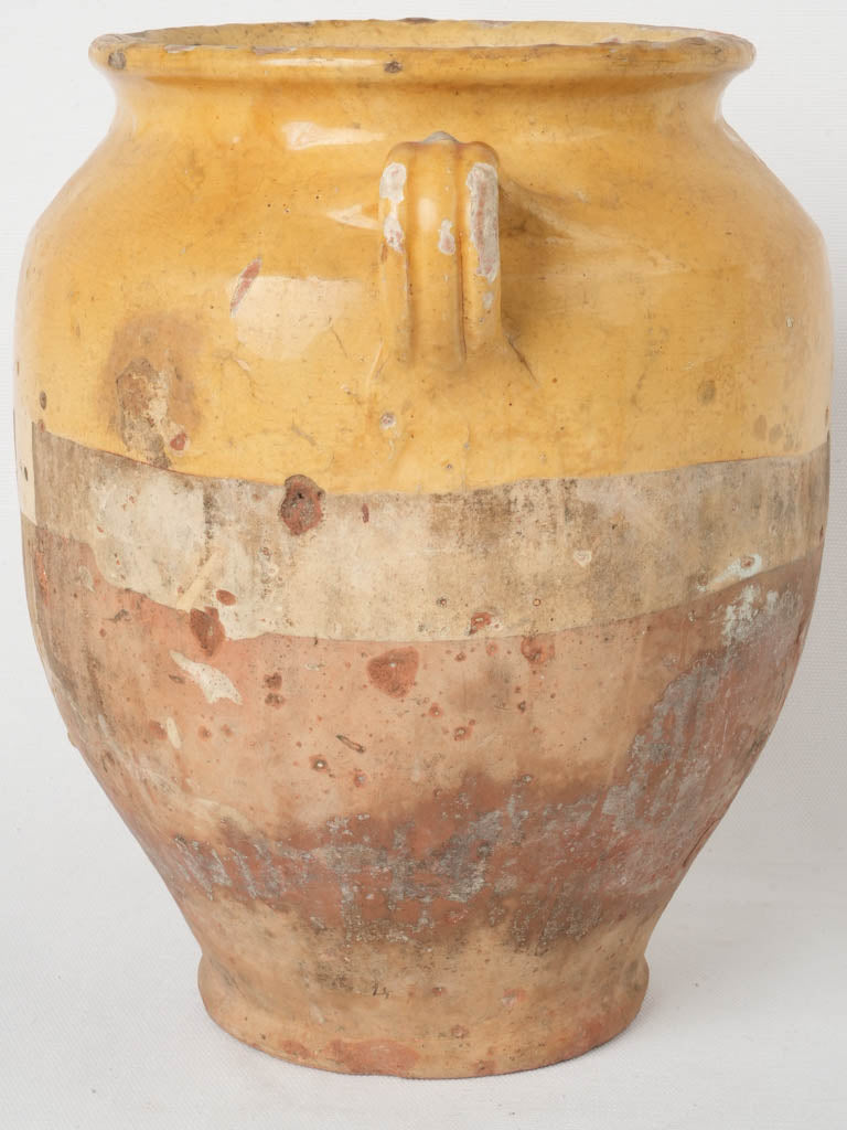 Iconic French ocher pottery piece