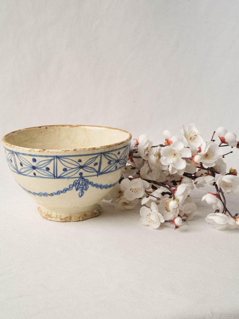 Hand-thrown neoclassical-style bowl
