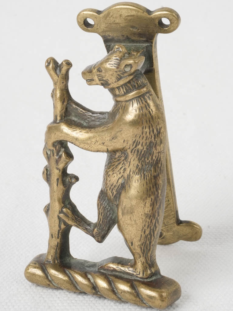 Historic Bear Design Door Knocker