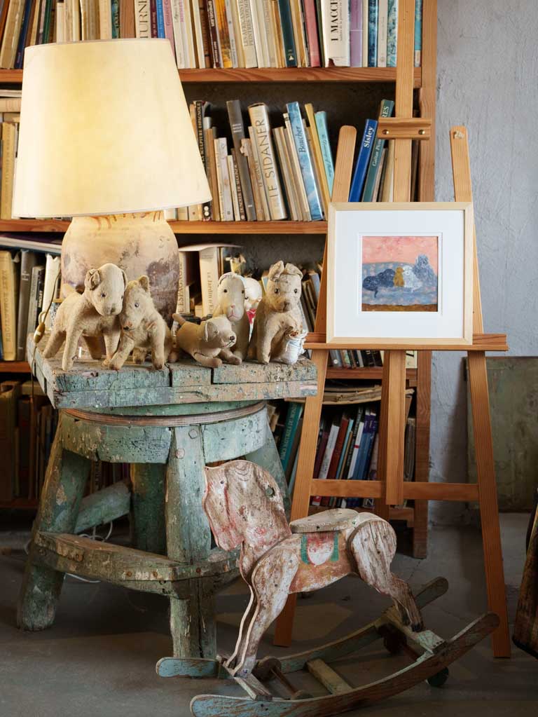 Enigmatic oil painting by Karibou