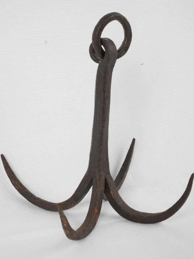 Antique handcrafted butcher's grappling iron