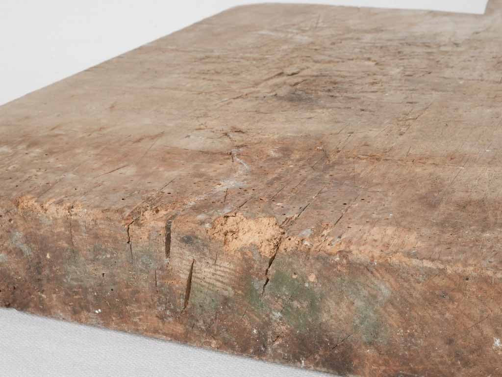 Huge antique French cutting board 20½" x 16¼"