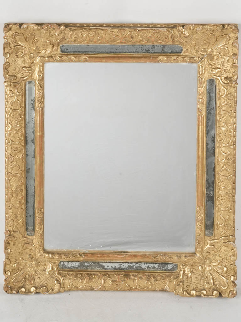 Intricate Giltwood Parcloses Mirror