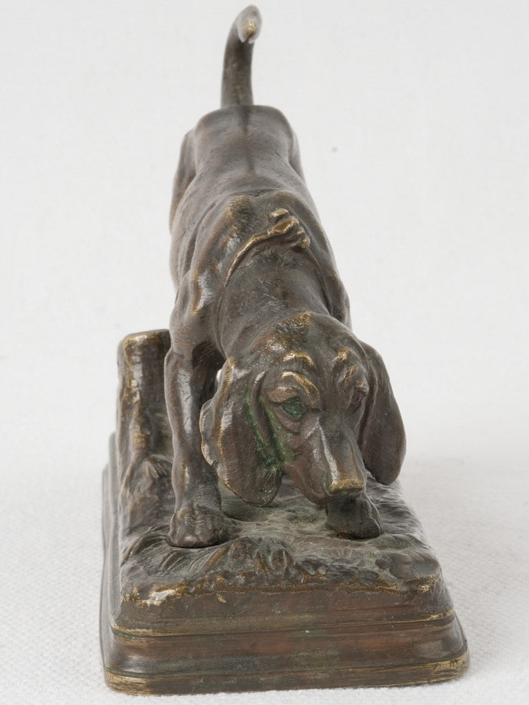 Decorative vintage dog sculpture