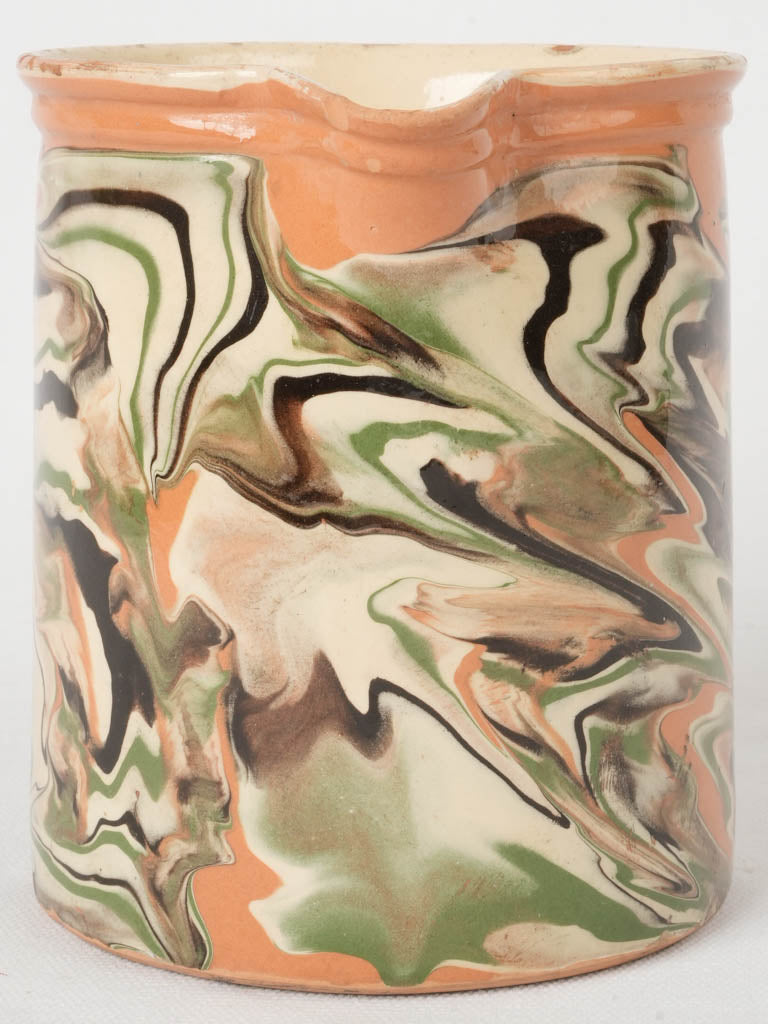 European marbled clay pitcher