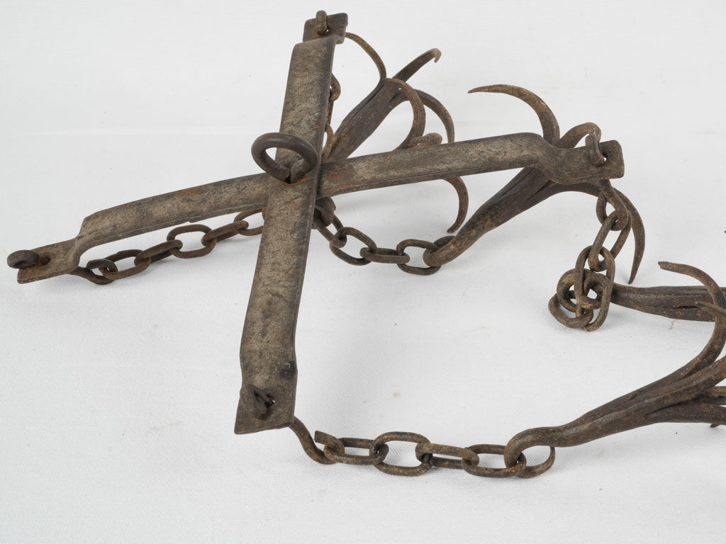 Antique French well bucket retriever