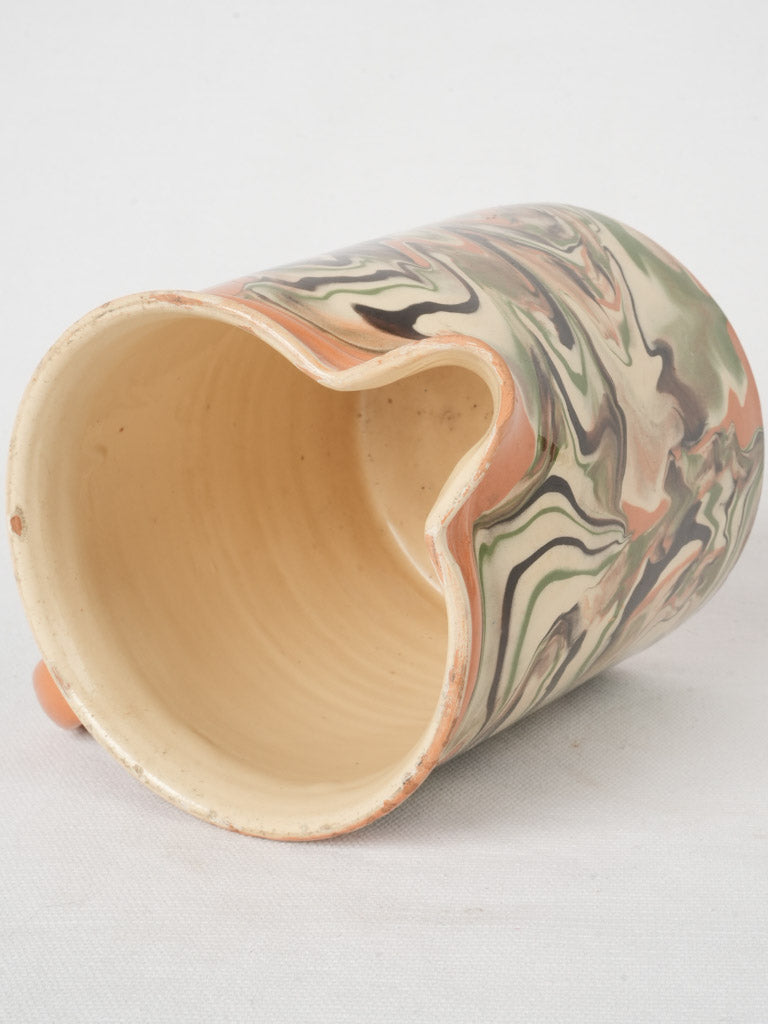 Vibrant Savoyard pottery jug